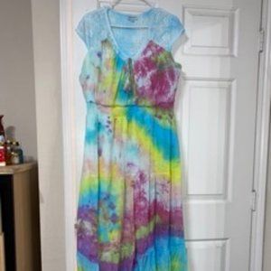 Luxology Tie-Dye Maxi Dress